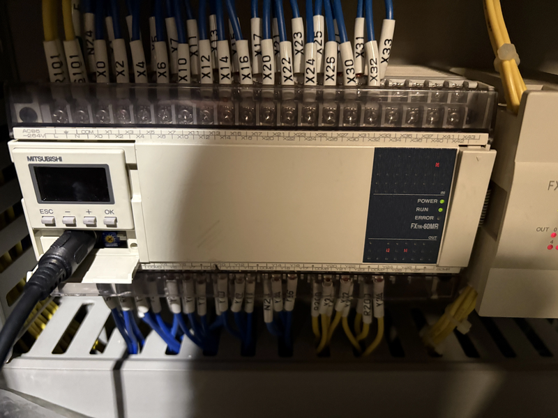 シーケンサープログラム更新工事